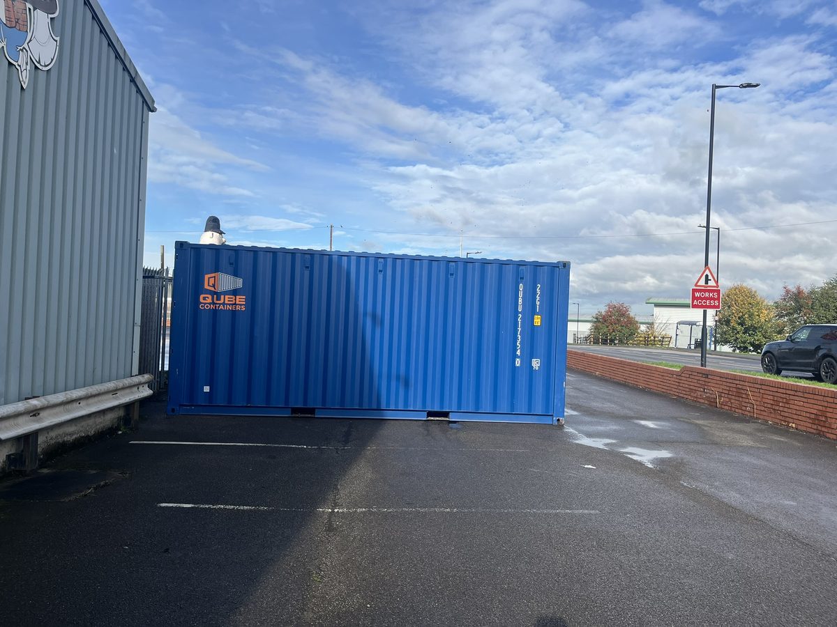 Shipping container at MTS Storage