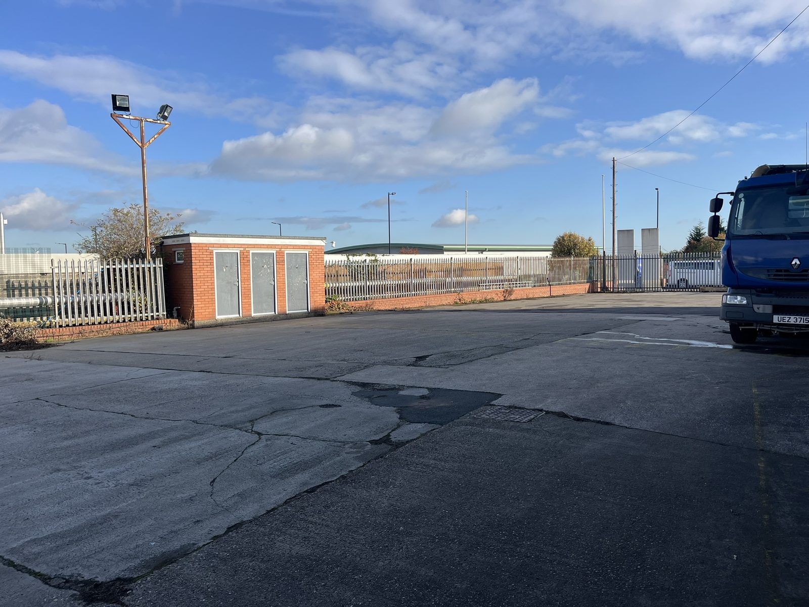 The yard at MTS Storage